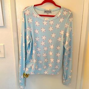 Wildfox baggy beach jumper, pastel, super soft and comfy! EUC